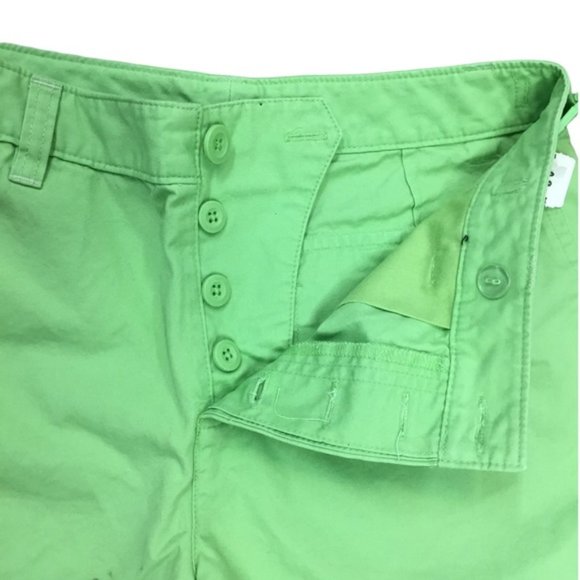 Gap Factory Store Bright Green Utility Short Shorts Size 2 NWT* Women's - Picture 7 of 8
